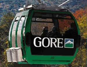 Gore Mountain Gondala Ride in the fall