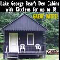 Lake George Bear's Den Cabins