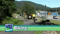 Biking in Lake George Video