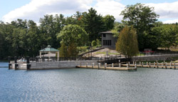 Bolton Landing public docking on Lake George NY