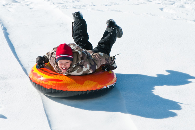 boy tubing