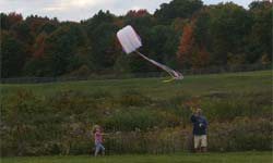 Kite Flying in Lake George