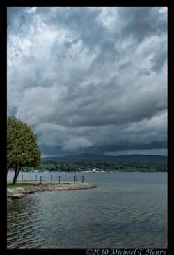 Rainy Weather In Lake George, NY