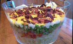Seven layer salad