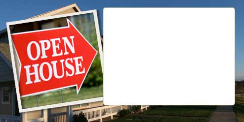 open house sign