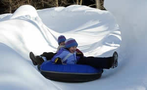 Winter Snow Tubing At Tubby Tubes Snow Park