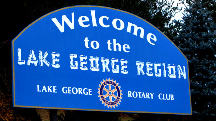 Lake George Region Welcome Sign