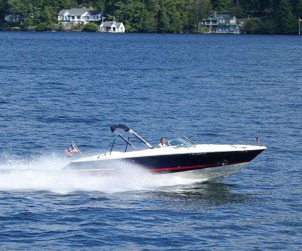 boat on lake george