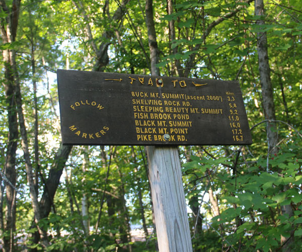 trail sign