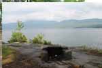 Great views from Campsite 3 on vicars of the Adirondacks and Lake George