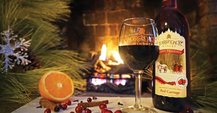 bottle of red carriage wine