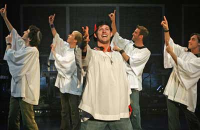 Scene from Altar Boyz Musical