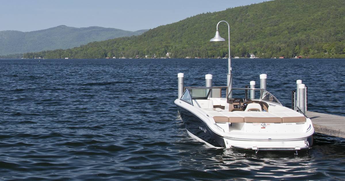 boat on lake george