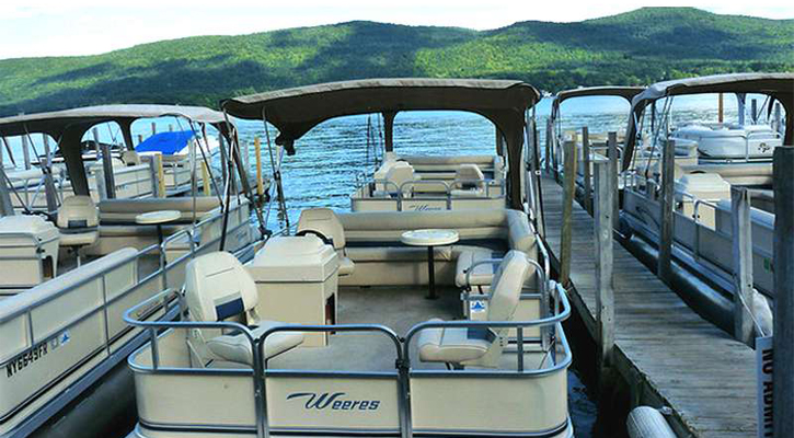 boats at a dock