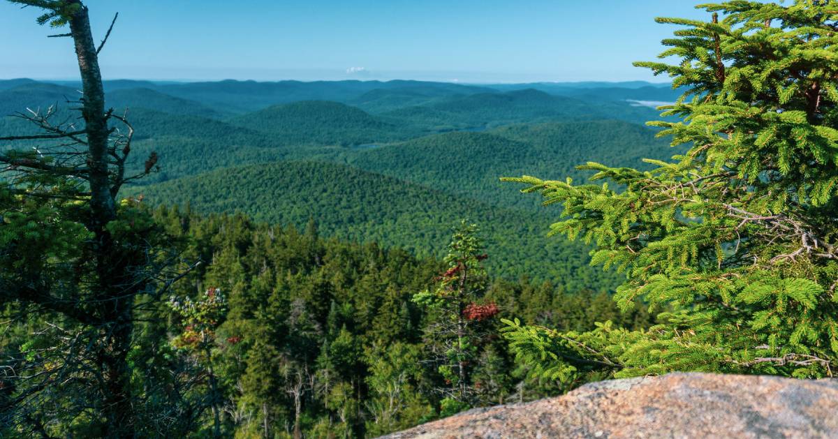 mountain summit view