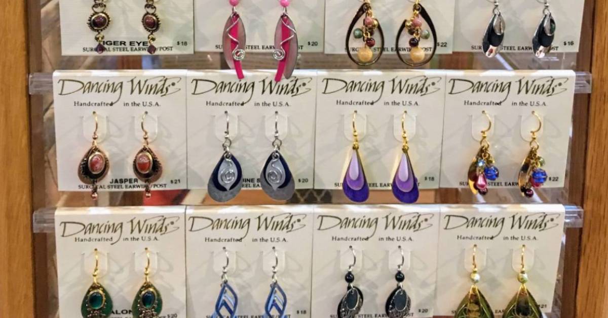 display of jewelry on sale
