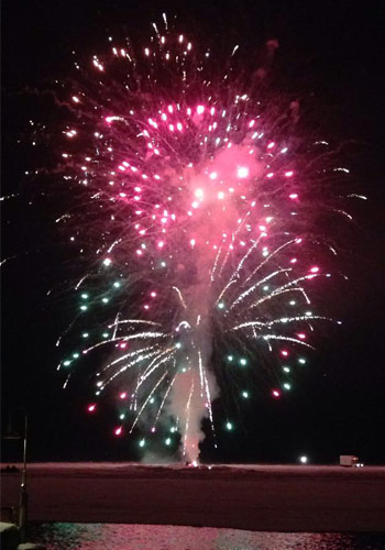 lake george winter carnival fireworks