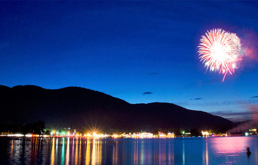 lake george fireworks