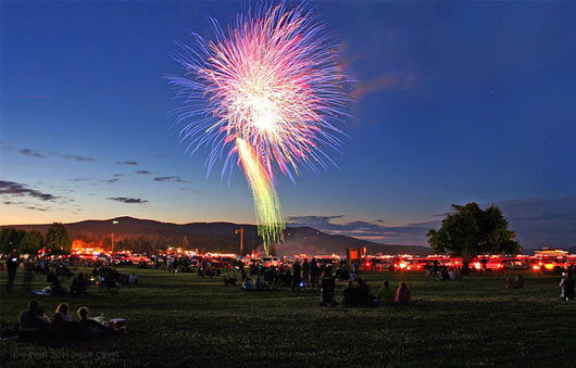 lake george summer fireworks