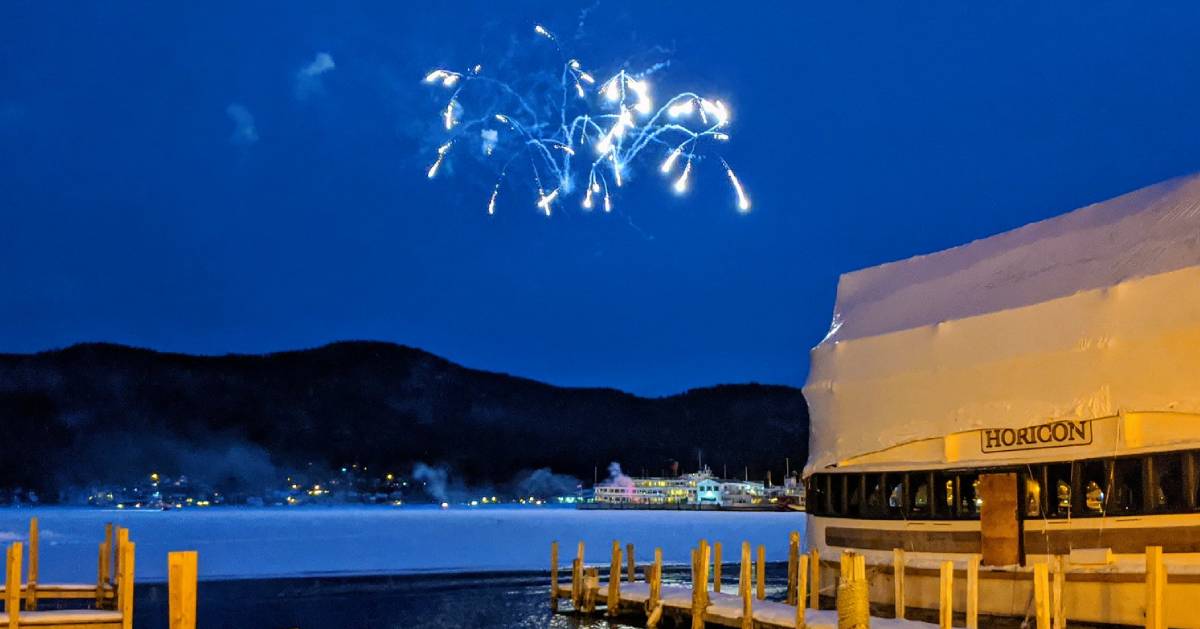 Where to See Fireworks Displays in Lake George, NY This Winter