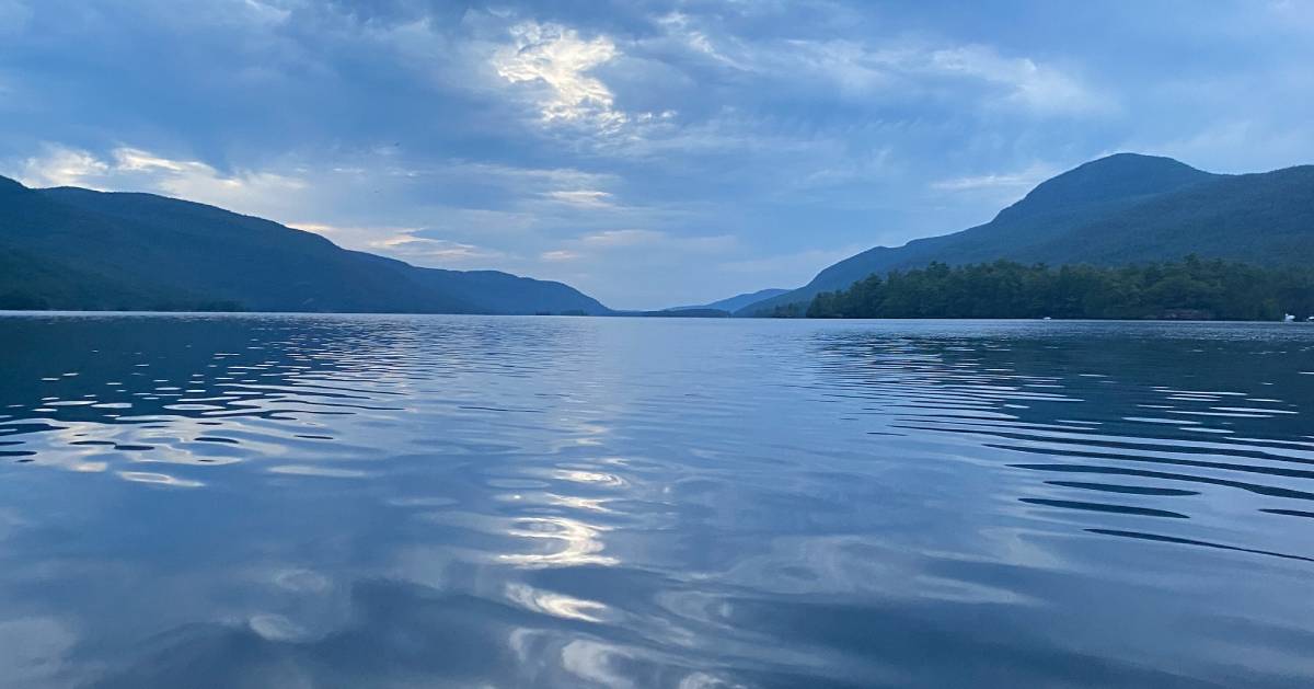 morning on lake