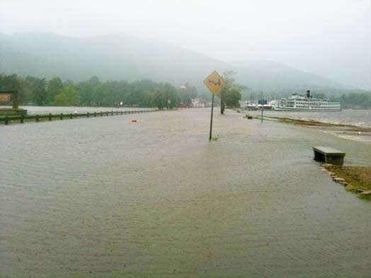 Lake George Village Flooding