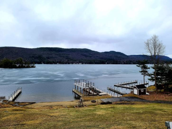 docks on lake