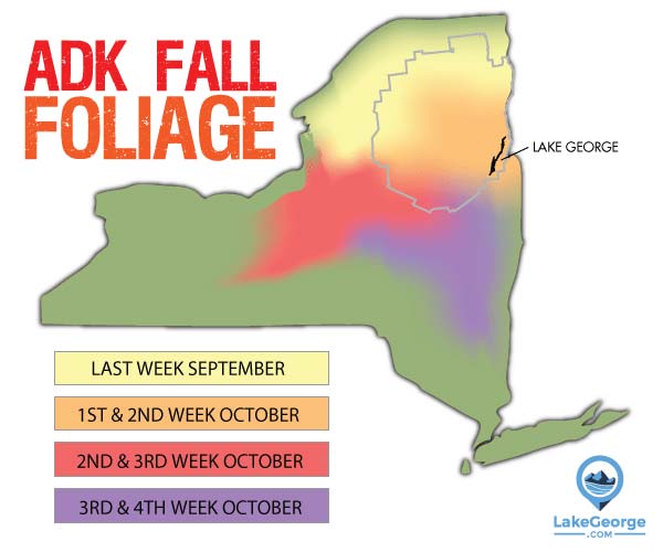 Foliage Chart New England