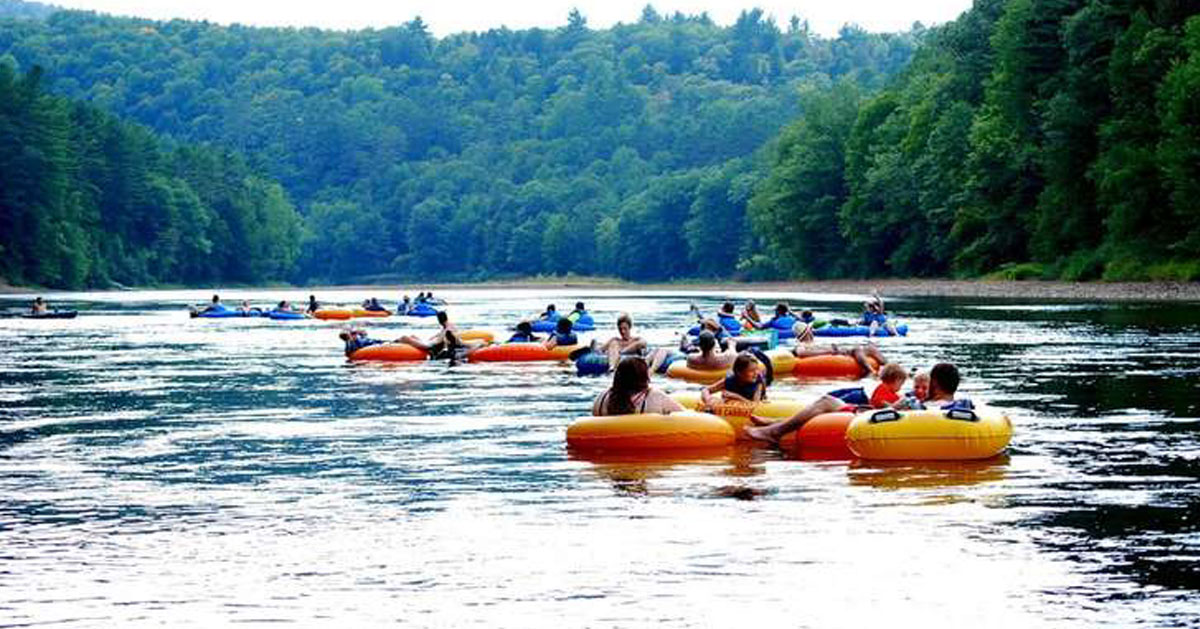 river tubing