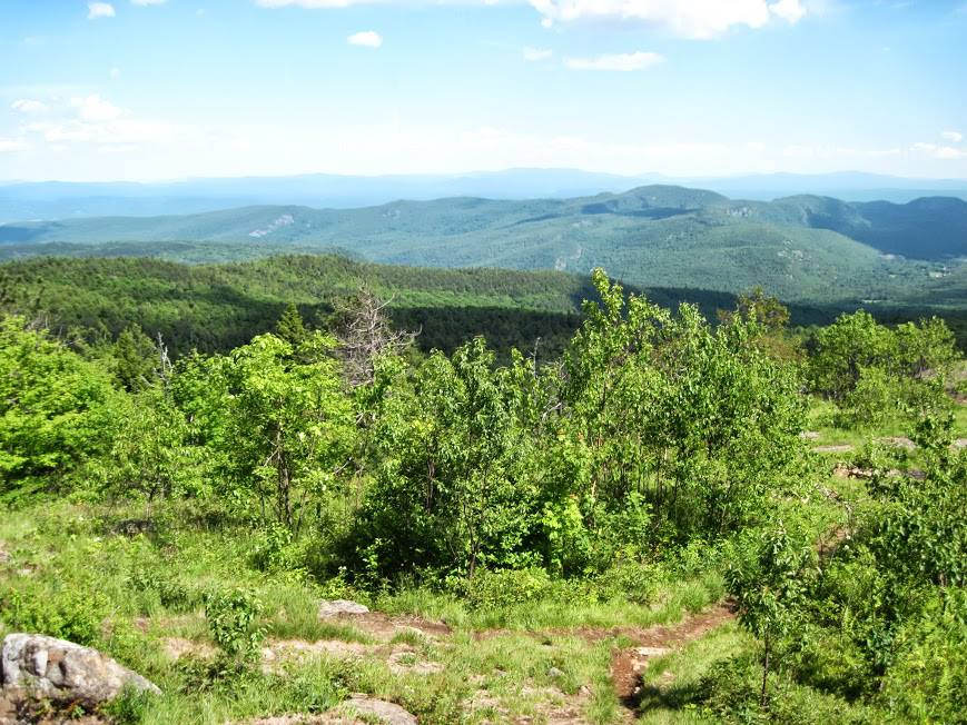 view from sleeping beauty mountain lake george ny