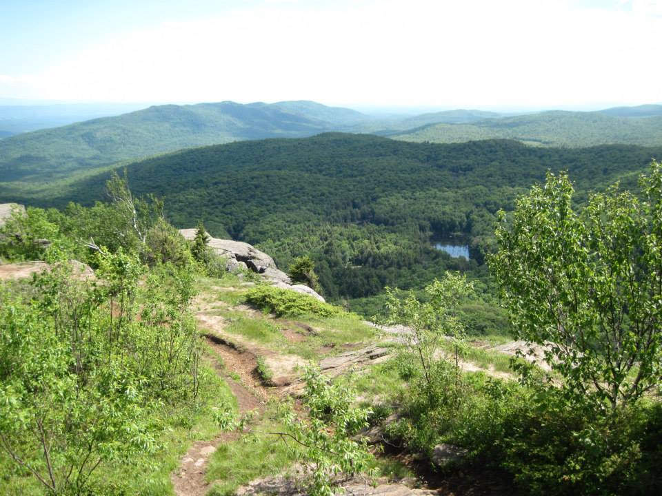 view from sleeping beauty mountain lake george ny