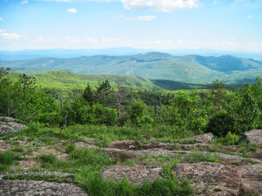 view from sleeping beauty mountain lake george ny