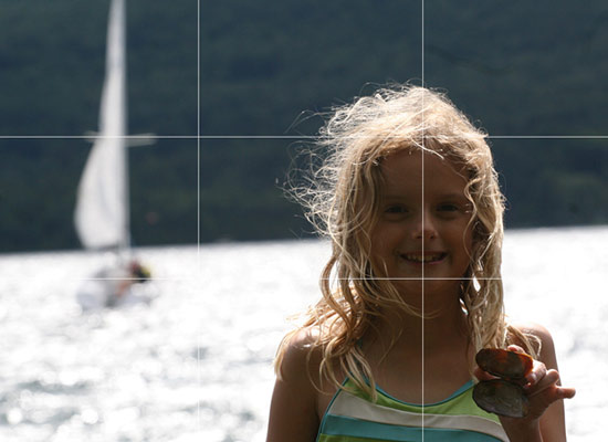 girl in front of lake