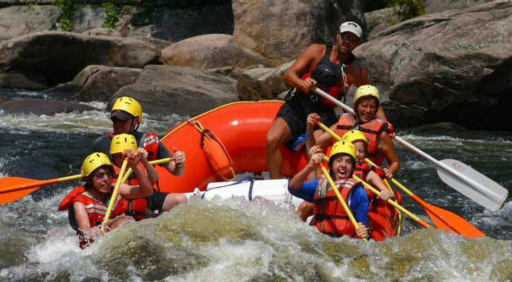 group white water rafting