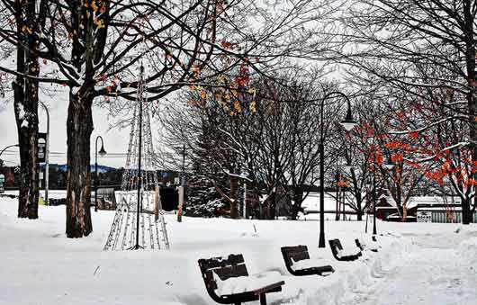 winter in lake george