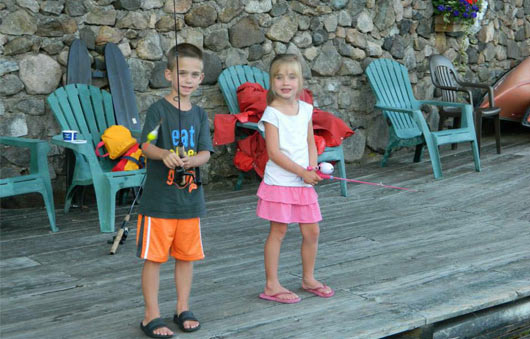 lake george kids fishing