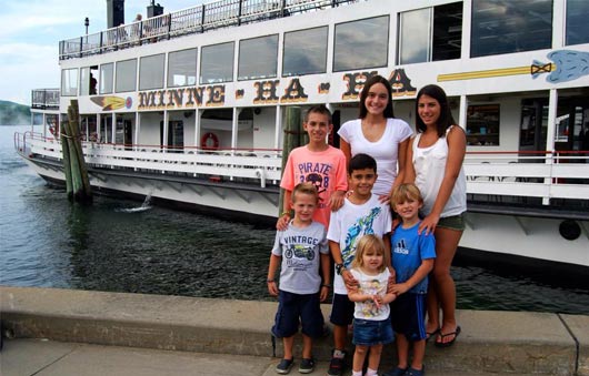 lake george family minne ha ha