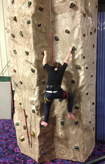 rockclimbing wall lake george