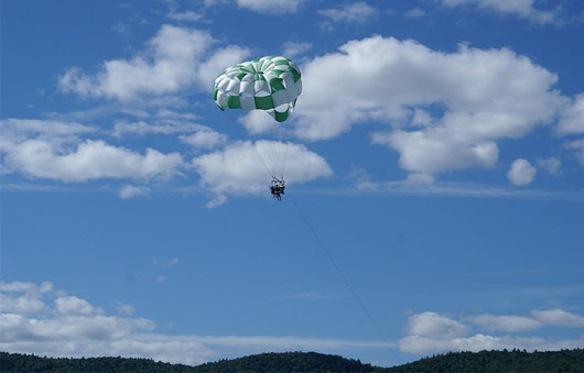 parasailing