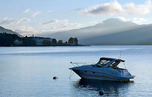 boat on lake george