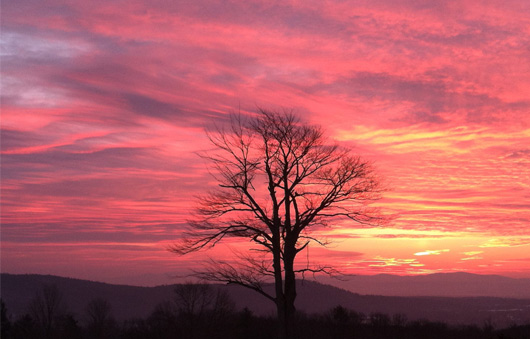 top of the world sunrise