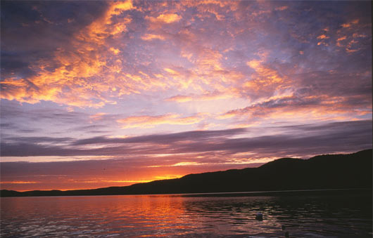 silver bay ymca sunset