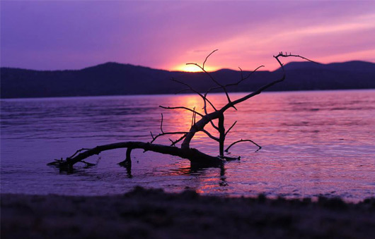 pilot knob beach sunrise