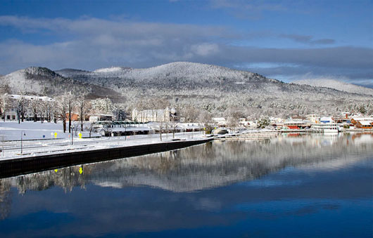 winter in lake george