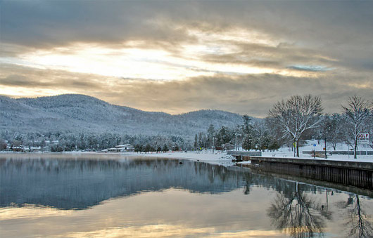 winter in lake george