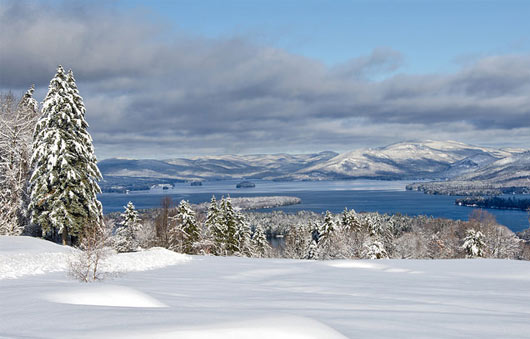 winter in lake george