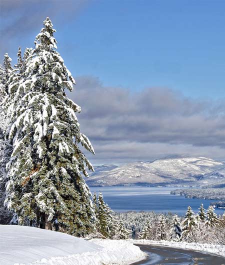 winter in lake george