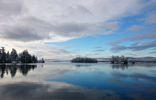 winter in lake george