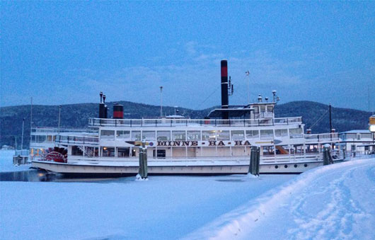 winter in lake george