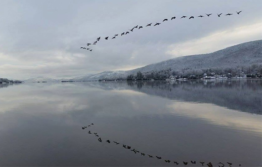 lake george winter